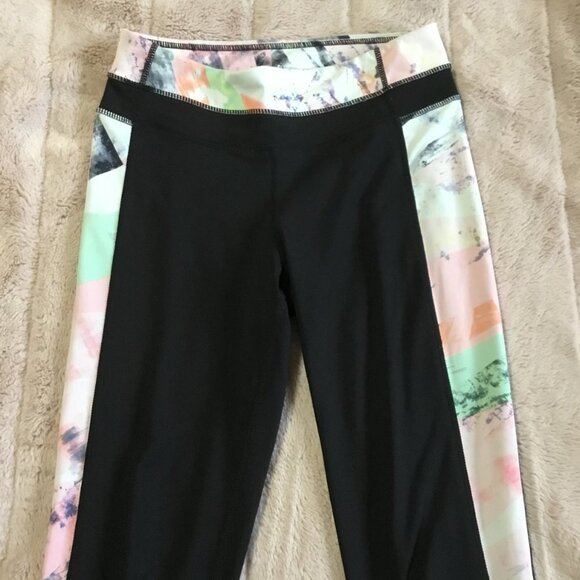 Garage Leggings Pink/Coral/Green/Grey - Picture 2 of 10